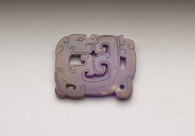 图片[2]-Jade Pei pendant with dragon, Qing dynasty (1644-1911)-China Archive